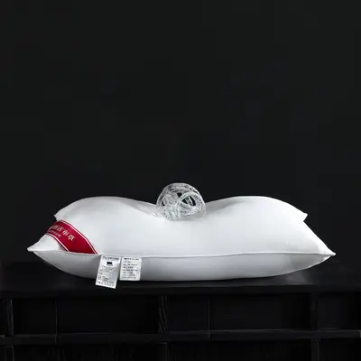 Five-Star Hotel Pillow Insert, Full Cotton, Anti-Feather, Washable