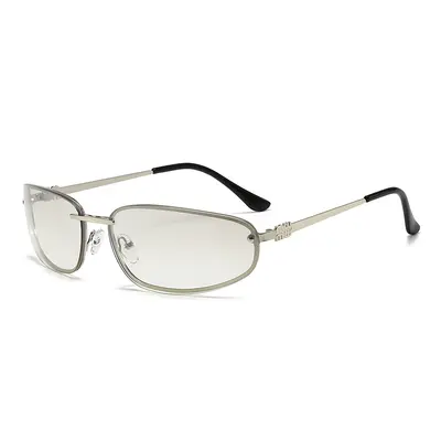 Retro Metal Frame Women's Sunglasses, Y2K Style, UV Protection - 4