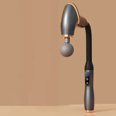 Curved Head Fascia Gun, Back Massager Low Noise - 8