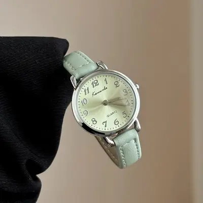 Kamelya Çiçekli Kadın Kol Saati, Küçük Kadran, Minimalist