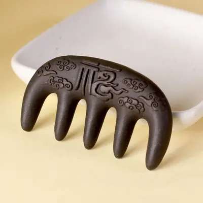 Fo-Ti Bileşimli Kafa Derisi Masaj Tarağı, Doğal Bitkisel - 8