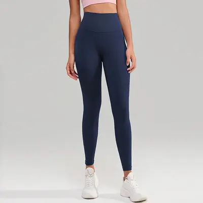 Nahtlose Yogahose, High Waist, Po-Lifting, Bauchkontrolle - 10