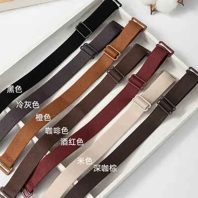 1,8 cm siyah ayarlanabilir araba kafalık elastik bant, çift 9 tokalı, sökülebilir - 3