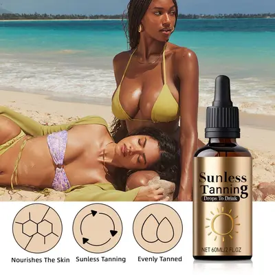 Unisex Natural Tanning Oral Drops 60 ml - 5