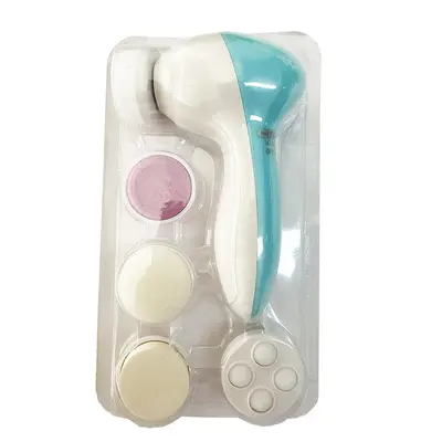 Electric five-in-one, seven-in-one facial cleansing device, rotating tool, pore cleaning brush, large LED beauty device. - 8