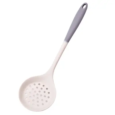 Silikon spatula, ev pişirme spatulası, mutfak yapışmaz spatula, yüksek sıcaklığa dayanıklı çorba kaşığı, kevgir, mutfak eşyaları seti - 8