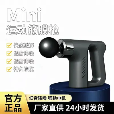 Mini Fascia Massage Gun with Multiple Heads, Electric Muscle Massager - 9