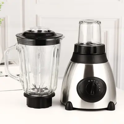 搅拌机英文版blender家用多功能破壁机辅食料理机大功率免洗