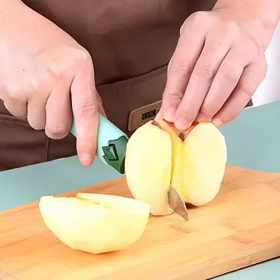 Meyve bıçağı ve soyucu 2-in-1, taşınabilir, çok fonksiyonlu