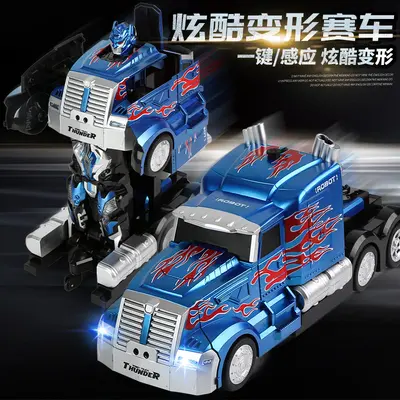 Gesture-Sensing Transforming RC Car Robot Toy for Kids - 3