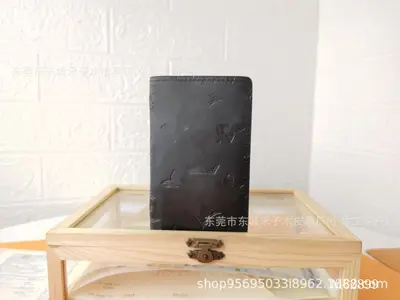 欧洲经典外贸钱包时尚爆款老花格子短款高品质护照本卡夹零钱卡包 - 8