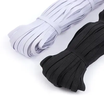 High-Elasticity Flat Rubber Drawstring Elastic Band for Garments - 6