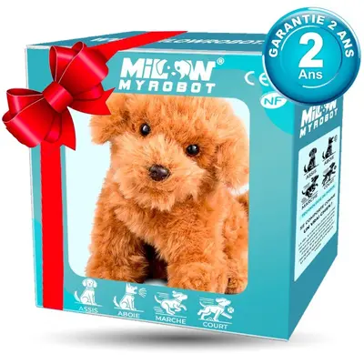My Realistic Robot Puppy Plush Toy, Short Plush Robot Puppy - 12