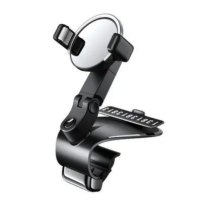 Car Dashboard Phone Holder Rotating Universal HUD Mount - 7