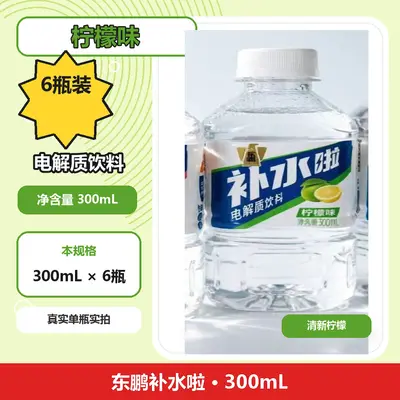 Dongpeng Electrolyte Drink Lemon Flavor 300ml x 6 Bottles - 7