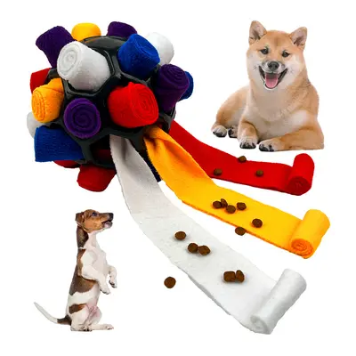 Pet Sniffing Toy Ball, Multifunctional Eco-Friendly Rubber Ball, Bite-Resistant - 3