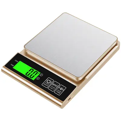 Mutfak Terazisi Elektronik Terazi Küçük Gram Terazisi 0.1g Fırınlama Ticari Paslanmaz Çelik Gıda Terazisi USB Şarjlı Kahve Terazisi - 8