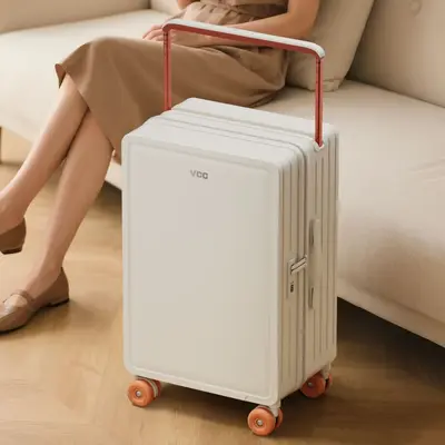 20 Inch Wide Trolley Carry-On Suitcase, Large Capacity Travel Case - 1