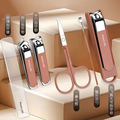 Nagelpflege-Set mit sprungfester Schere und Pediküre-Werkzeugen - 2