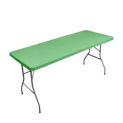 Elastic Milk Silk Half-Cover Tablecloth for Picnic and Home, Easy to Clean - 5