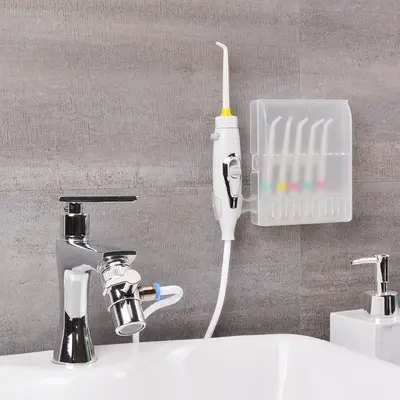 Musluk bağlantılı ev tipi diş duşu, X2 model diş temizleme cihazı - 3
