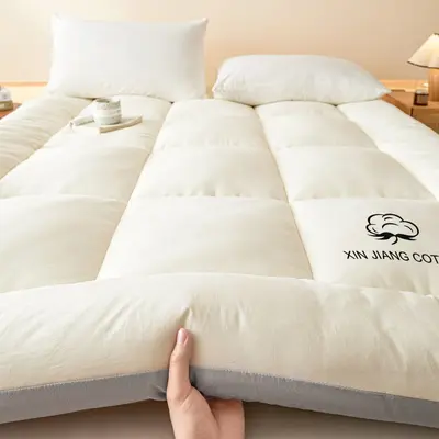 Grade A Xinjiang Cotton Mattress Student Dormitory Thickened Bed Pad Single and Double Person Tatami Soft Underlay Pad