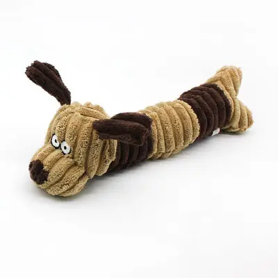 Dog Teething Toy, Bite-Resistant Plush Chew Toy for Dogs - 7