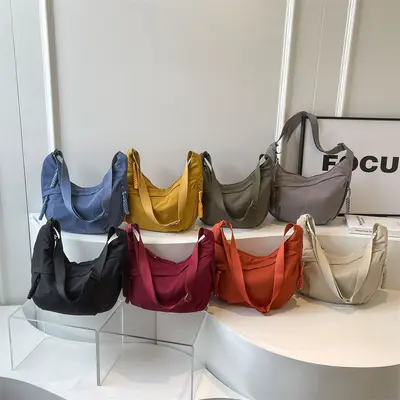 Men's and women's shoulder bag, large capacity, Japanese style, for travel