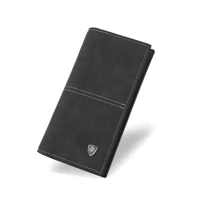 Men's Long Wallet, Retro Minimalist Slim Clutch with Multiple Card Slots - 6