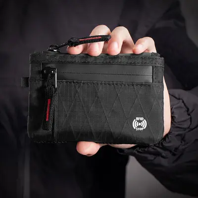 RFID karşıtı hırsızlık pasaport cüzdanı, çok fonksiyonlu, boyun askılı