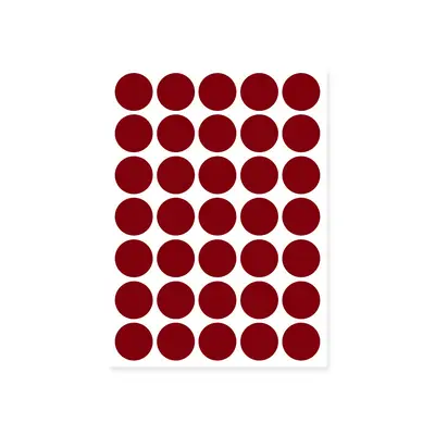 Stokta A5 renkli nokta çıkartmaları yapışkanlı sınıflandırma işaretleme çıkartmaları yuvarlak boş çıkartmalar nokta etiketleri renkli çıkartmalar. - 8