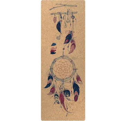 Thick Non-Slip Foldable Cork Yoga Mat for Men - 12
