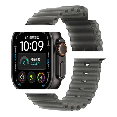 Apple Ultra 4/S10/11 İçin Yarı Saydam Okyanus Kordonu, Teleskopik Toka