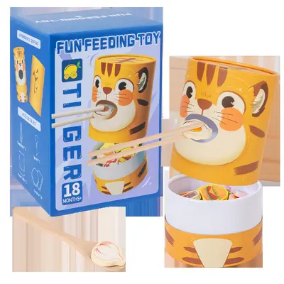 Children's Feeding Game Educational Toy for Kindergarten Fine Motor and Logic Skills - 7