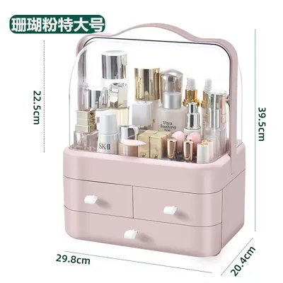 Cosmetic storage box drawer type dust-proof - 13