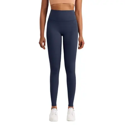 NUF Lycra антибактериальные леггинсы для йоги с эффектом Bare-Feel, женские облегающие спортивные брюки с высокой посадкой, для фитнеса, бега и тренировок, высокоэластичные длинные брюки - 5