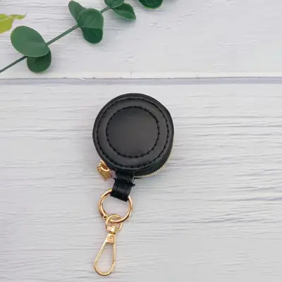 Luxus-PU Mini-Schmuckkassette tragbar Reise-Reißverschluss mehrschichtige Ohrringe Halskette Schmuckkasten Ringorganizer - 7