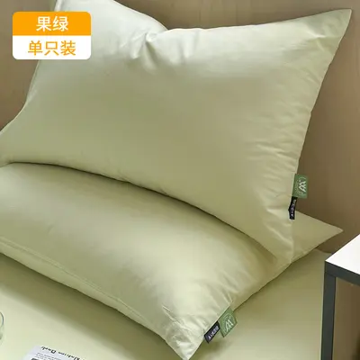 2025新款家用水洗棉枕头套单防头油48x74cm枕套一对装枕芯内胆套
