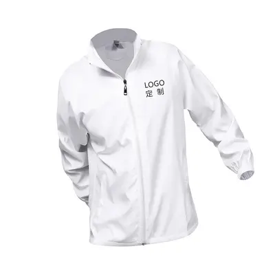 Men's winter workwear jacket with custom logo print, long sleeve - 10