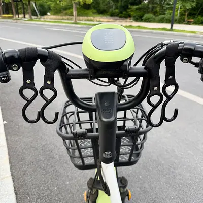 Solid Steel Front Hook for Electric Scooters and Bicycles, Universal, for Helmets and Bags - 9