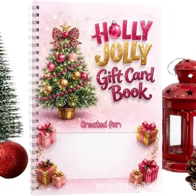Christmas Gift Card Book Noel Hediye Kartı Albümü, Bayram Hediye Kart Kitabı - 11