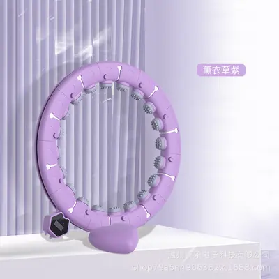 Smart Weighted Hula Hoop with Counter, Waist and Abdominal Slimming Fitness Hoop