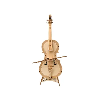 3D Ahşap Model Mancınık Yapbozu, Çocuklar İçin, Gece Lambalı Müzik Kutulu
