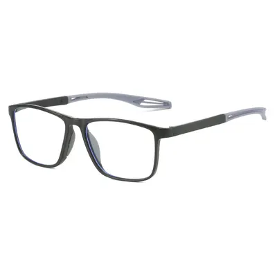 Square Frame Sports Reading Glasses with Blue Light Filter