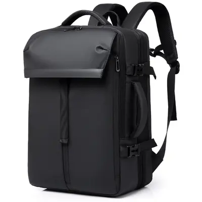 Expandable Men's Business Backpack with Laptop Compartment, Multifunctional - 7