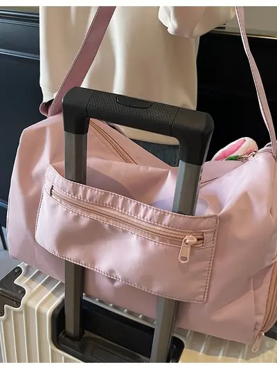 Sports yoga fitness bag 2025 new college student shoulder bag cute pendant-tipped crossbody bag popular travel bag