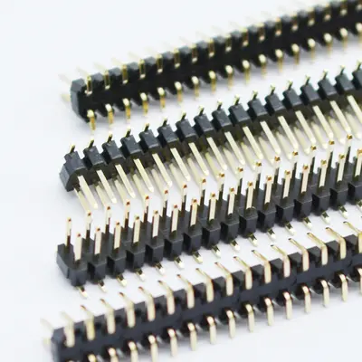 Çift sıralı plastik pin başlığı, altın kaplama 40P, 2,0 mm aralık