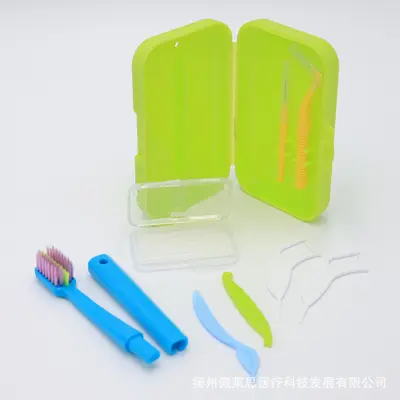 Orthodontic oral care kit with dental wax and brush - 10