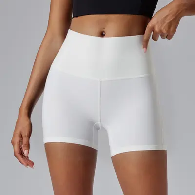Kadın hızlı kuruyan yoga tenis şortu, elastik, nefes alabilen, üç çeyrek - 5