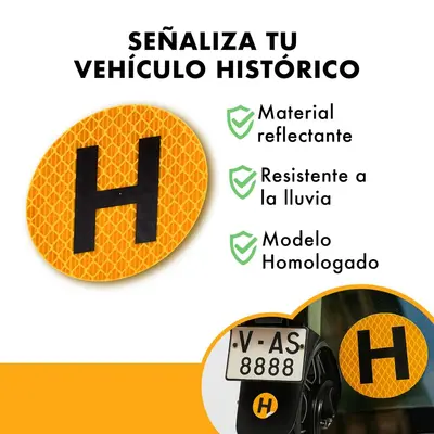 Magnetic H-Type Vehicle Sticker, Interior and Exterior Logo Decal